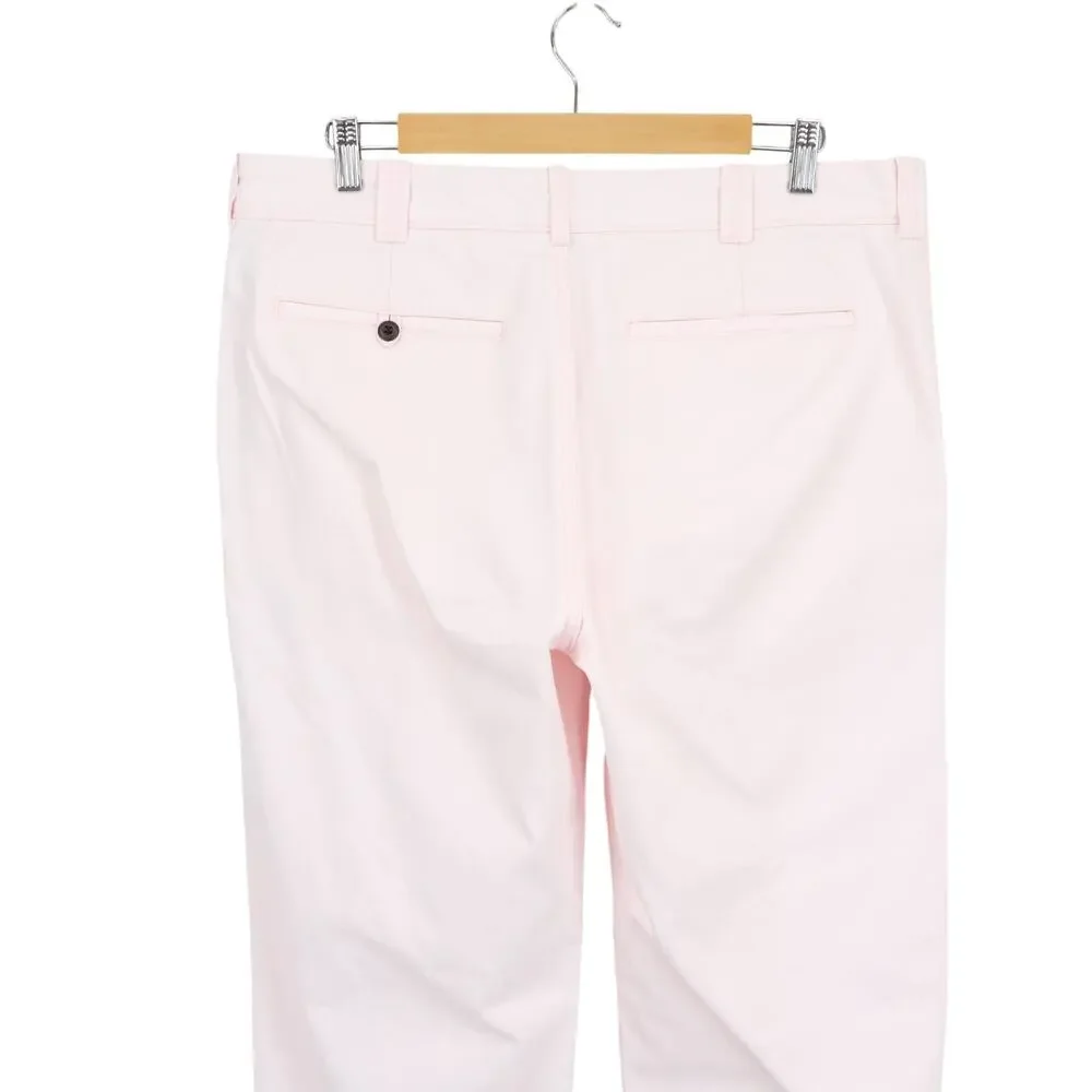 J.Crew Men's Classic Cotton Trouser In Canvas Pale Pink Size 36x32 NWT